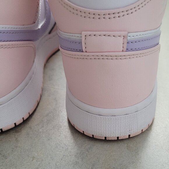 Nike Air Jordan 1 Mid GS Pink Wash Violet Frost Size 7Y/8.5W - Picture 2 of 12